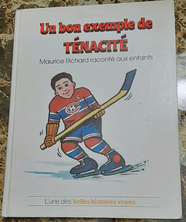 Livre Bande Dessinée Maurice Richard Bon Courage de Ténacité dans Art et objets de collection  à Trois-Rivières