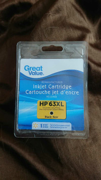 Great Value Compatible HP 63XL High Yield Black Ink Cartridge