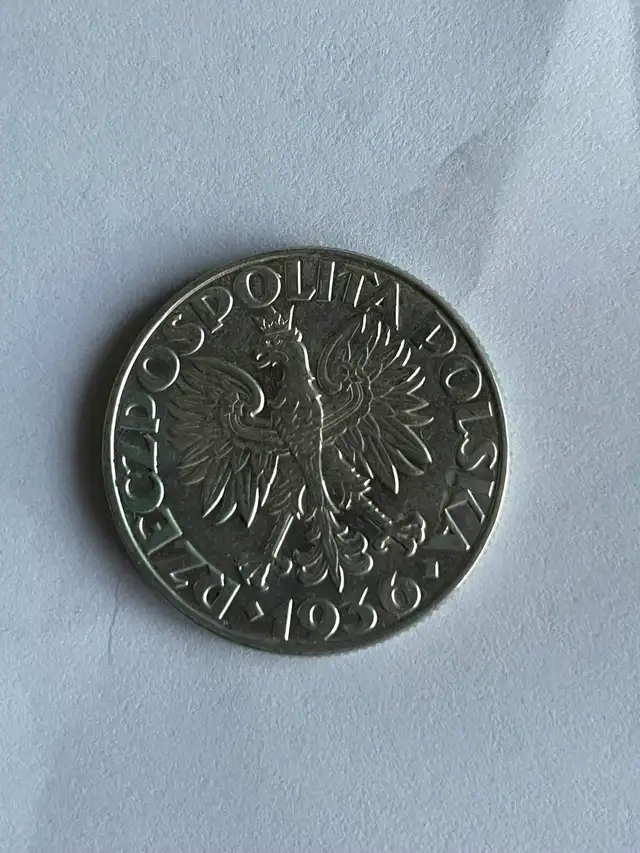 Poland Silver Coin Lot — 1936 5 Złotych “Ship” + 1936 2 Złote — in Arts & Collectibles in City of Toronto - Image 5