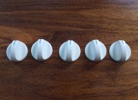 GE / Kenmore Stove and Oven knobs - set of 5