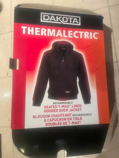 XL DAKOTA MEN HOOD DUCK JACKET COAT THERMAELECTRIC NEW IN BOX, View more