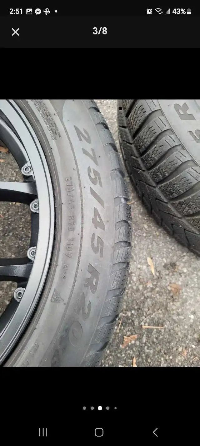 20" BMW X5 X6 winter tire package 2019-2026  in Tires & Rims in City of Toronto - Image 4