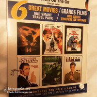 3 disc DVD double sided 6 Movie Pkg for tweens
