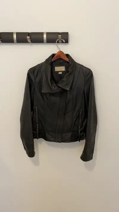 Michael Kors leather jacket , View more