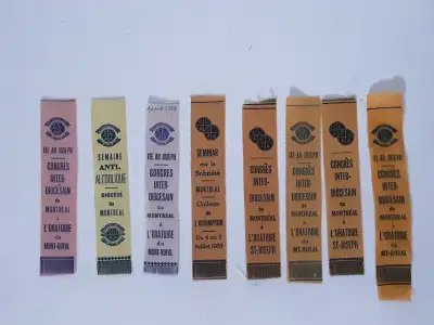 Rubans/signets congrès vintage (succession), View more