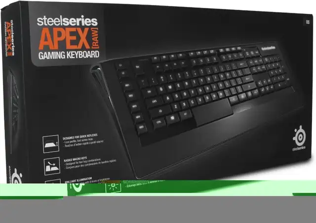 SteelSeries 64121 Apex RAW Gaming Keyboard - NEW IN BOX in Mice, Keyboards & Webcams in Abbotsford - Image 3