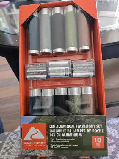 Ozark Trail 10pc LED FLASHLIGHT, Battery included, View more
