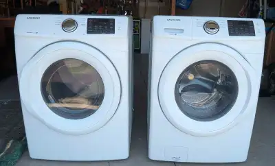 Selling as a PAIR, like-new Samsung Front Load Washer and Dryer. Well cared for, in perfect working...