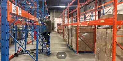 warehouse moving  Used Warehouse Racking Frames & Beams for Sale, View more
