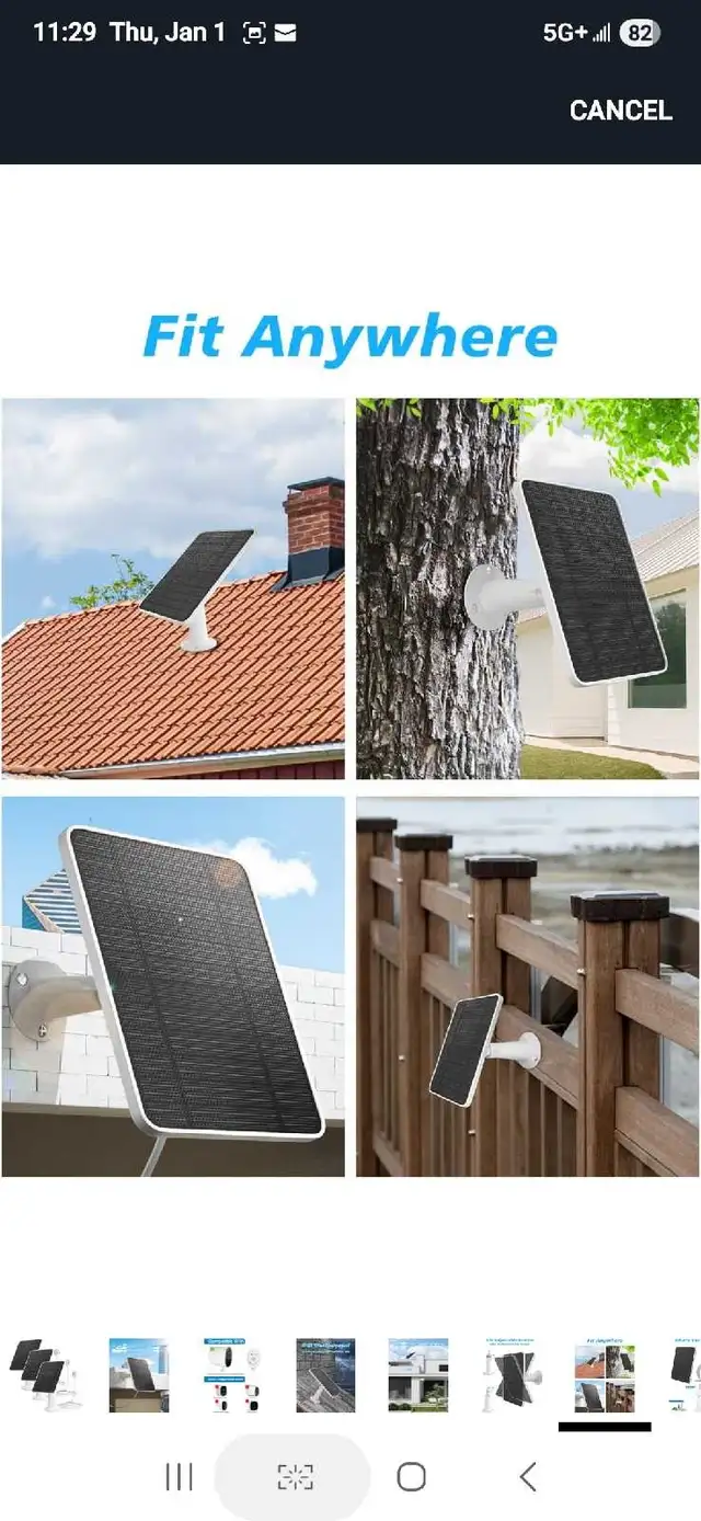Solar Panel Charger Compatible with Arlo Ultra/Ultra 2/Pro 3/Pro in Security Systems in Markham / York Region - Image 8