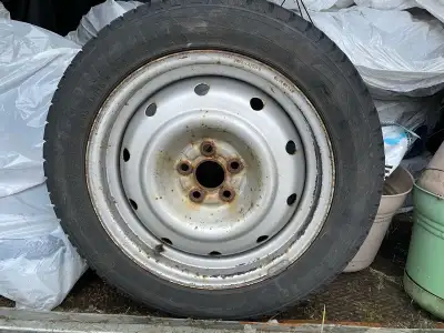 4 Ironman Polar Trax winter tires. Come with steel rims, still have plenty of life left in them. Cam...