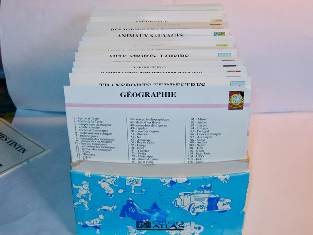 FICHES TINTIN, ÉDITIONS ATLAS 1992 dans Art et objets de collection  à Laval/Rive Nord - Image 2