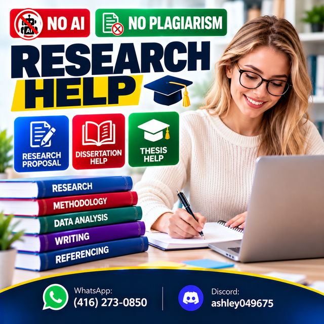 NO PLAGIARISM NO AI RESEARCH PROPOSAL, DISSERTATION, THESIS HELP