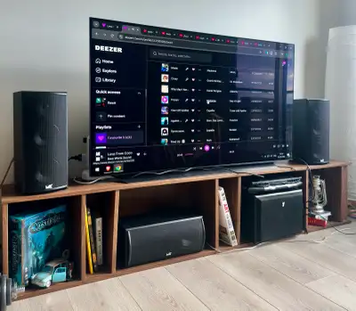 If you're interested, I'd be happy to send you a video of the system playing so you can hear how it...