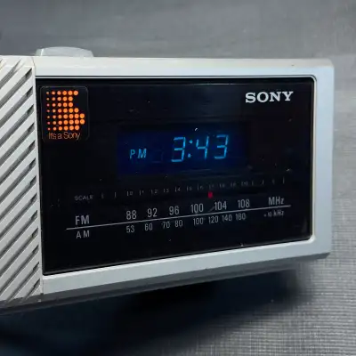 Vintage Sony Radio Alarm Clock, View more