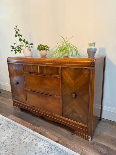 Antique Solid Wood Hutch, View more