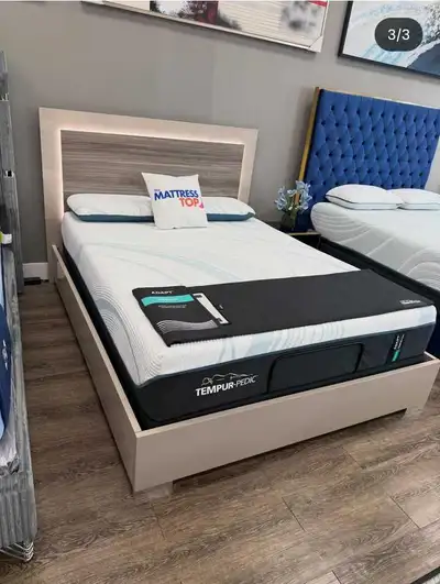 IKEA Queen bed and mattress for sale , View more