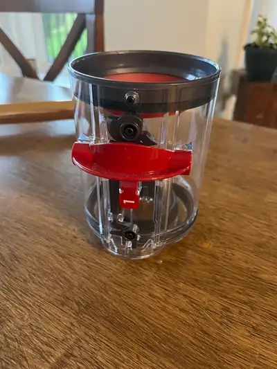 new Dyson detect v15 dust bin 4.5 inches diameter (approx) 7.7 inches high (approx) also have new wa...