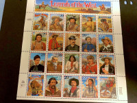 Legends Of The West Collectors Postage Stamps