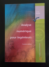 Analyse Numérique pour Ingénieurs, 3e édition