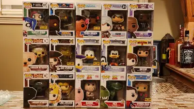 Various Funko POPs (Marvel, Gaming, Pixar, etc), View more
