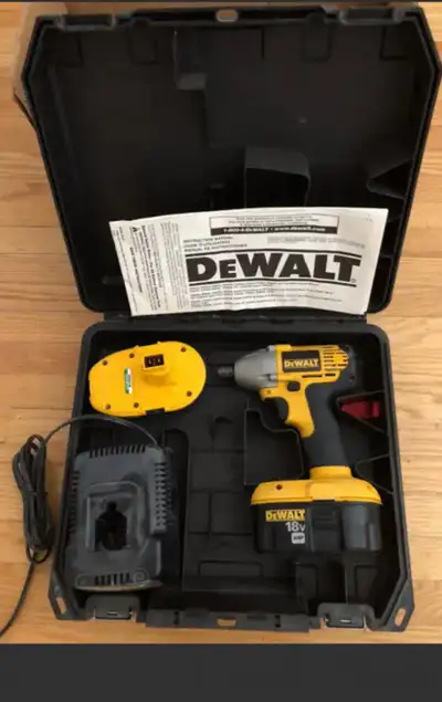 A Used - Dewalt 18V Cordless Impact Driver 1/4” set, View more