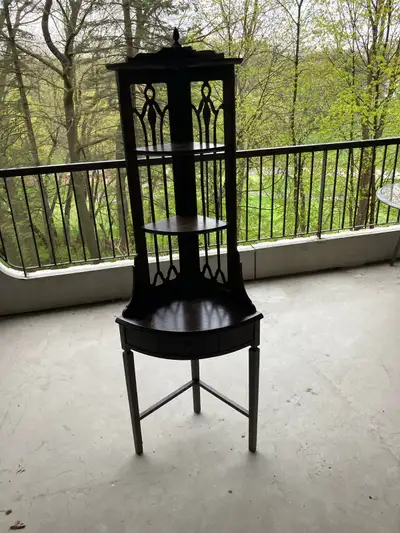 lovely vintage corner stand, View more