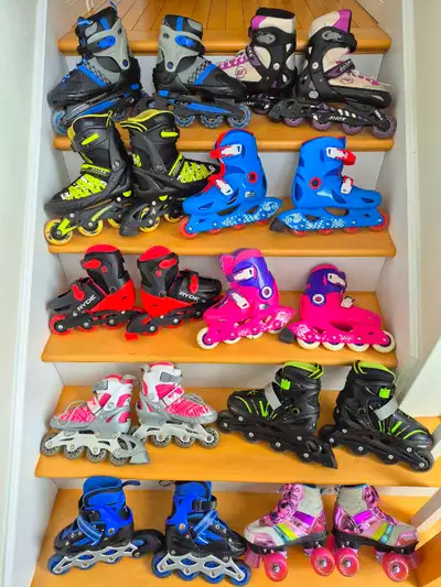 Kid's ROLLER BLADES for Boys & Girls. Many Sizes! Good Quality, View more