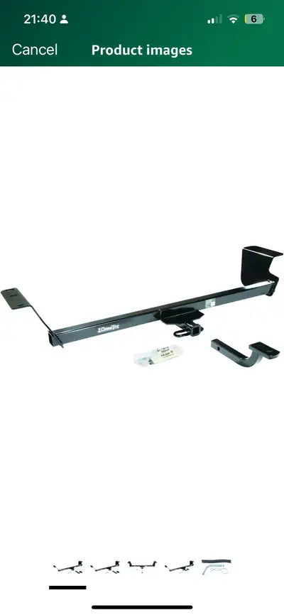 New—-DRAW TITE 36455 Class II Frame Receiver Hitch