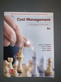 Cost Management: A Strategic Emphasis 8th Edition