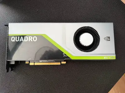 2 x Nvidia RTX Quadro 6000 GPUs with NVLink Bridge, View more