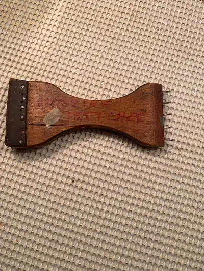 Antique weaving comb, View more