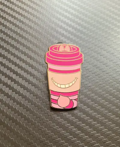 Disney Cheshire Cat Character Coffee Cup Mystery Pin, View more