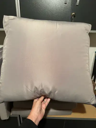 Patio chair cushions. LIKE NEW! Communal useage and some of were never used at all. Asking $40. Smok...