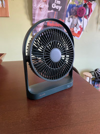 JISULIFE portable desk fan / ventilateur portatif de bureau