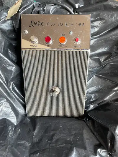 Leslie preamp pedal., View more