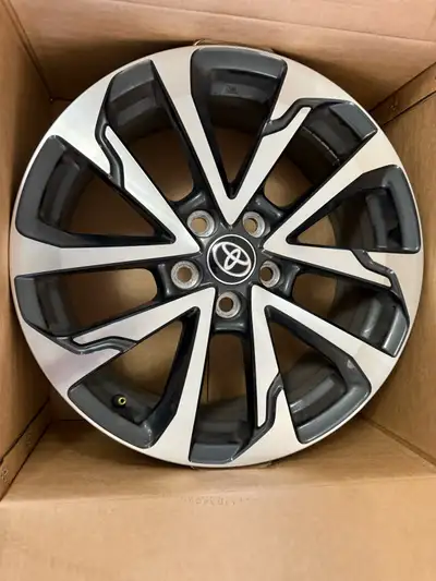 genuine toyota alloy wheels will fit Rav4, Sienna, Camry, Avalon, Crown, Corolla IM, Venza, Previa,...