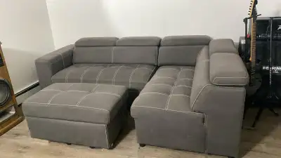 Couch-bed 4 pieces, View more