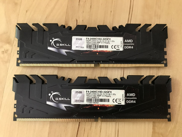 G.SKILL Flare X Series 32GB (2 x 16GB) DDR4 2400 RAM in System Components in Vancouver - Image 2