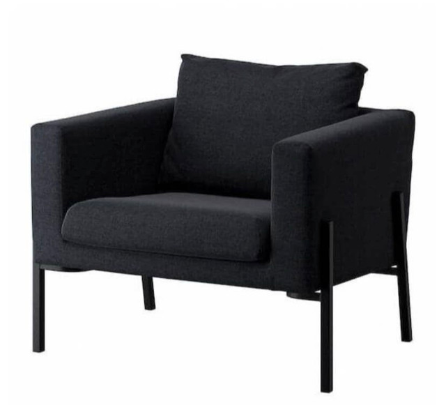 Cover for Koarp Armchair, 3 pcs, Anthracite in Chairs & Recliners in London - Image 2