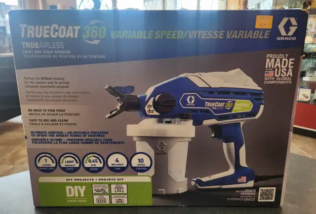 Graco TrueCoat 360 Variable Speed Spray Paint Gun *Brand New*63234962552193122