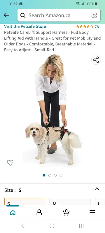 Brand new in box never used. Retails for $47 plus tax. (M859). FULL BODY SUPPORT: Give your dog the...