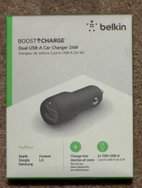 Belkin Dual USB-A Car Charger