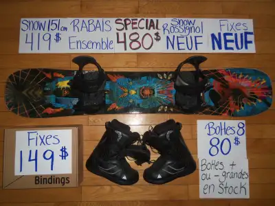 ENSEMBLES PLANCHE A NEIGE SNOW SNOWBOARD, View more
