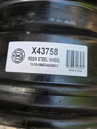 (4) Winter Rims - almost new, from a 2024 Ford Escape, app 3500k usage.