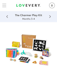 Lovevery The Charmer Playkit 3-4 months