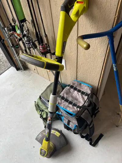 ryobi 18v electric grass trimmer, View more