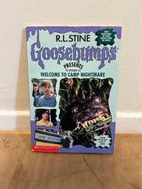 RL Stine Goosebumps TV Episode #3 Welcome To Camp Nightmare Book