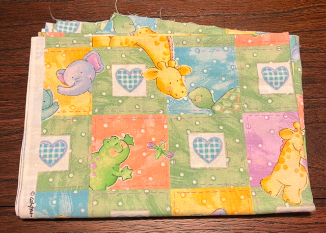 Baby Animal Fabric for Quilting, Sewing, Crafts For Sale in Hobbies & Crafts in Oakville / Halton Region