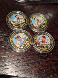 Lionel Messi Gold Plated Capsule $12 each (4 coins left)